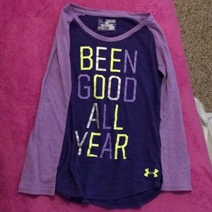 Kids(Girls )UNDER ARMOR Long sleeve shirt size YXS